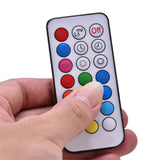 E27 3W RGB LED Color Changing Candle Light Lamp Bulb Remote Control Kit