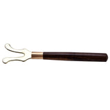 Tea Pot Heat Insulation Tea Clip Fork with Wooden Handle Cast Iron Head Coffee Tea Tools