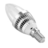 E14/E12 3W RGB LED Color Changing Candle Light Lamp Bulb Remote Control Kit E14