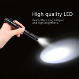 Mini Portable LED Pen Clip Pocket Flashlight High Bright Light Torch Lamp Battery Powered In Australia - Darrahopens
