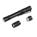 Mini Portable LED Pen Clip Pocket Flashlight High Bright Light Torch Lamp Battery Powered