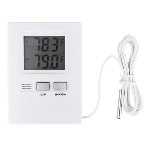 High Precision LCD Digital Indoor&Outdoor Thermometer Temperature Meter Tester Battery Powered In Australia - Darrahopens