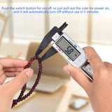 Digital Caliper with Extra Large LCD Screen for Measuring Inside Outside Depth Steps (Silver) In Australia - Darrahopens