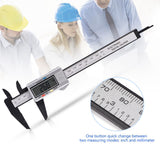 Digital Caliper with Extra Large LCD Screen for Measuring Inside Outside Depth Steps (Silver) In Australia - Darrahopens