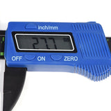 Digital Caliper with Extra Large LCD Screen for Measuring Inside Outside Depth Steps (Blue)