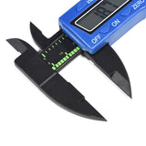 Digital Caliper with Extra Large LCD Screen for Measuring Inside Outside Depth Steps (Blue)