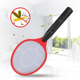 Cordless Battery Power Electric Fly Mosquito Swatter Bug Zapper Racket Insects Killer Red