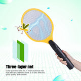 Cordless Battery Power Electric Fly Mosquito Swatter Bug Zapper Racket Insects Killer Yellow In Australia - Darrahopens