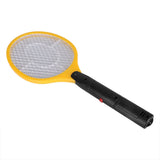 Cordless Battery Power Electric Fly Mosquito Swatter Bug Zapper Racket Insects Killer Yellow