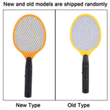 Cordless Battery Power Electric Fly Mosquito Swatter Bug Zapper Racket Insects Killer Yellow