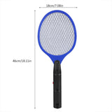 Cordless Battery Power Electric Fly Mosquito Swatter Bug Zapper Racket Insects Killer Blue In Australia - Darrahopens
