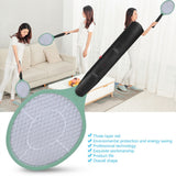 Cordless Battery Power Electric Fly Mosquito Swatter Bug Zapper Racket Insects Killer Green