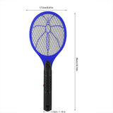 Cordless Battery Power Electric Fly Mosquito Swatter Bug Zapper Racket Insects Killer Blue In Australia - Darrahopens