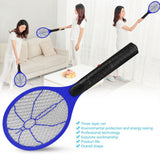 Cordless Battery Power Electric Fly Mosquito Swatter Bug Zapper Racket Insects Killer Blue