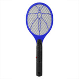 Cordless Battery Power Electric Fly Mosquito Swatter Bug Zapper Racket Insects Killer Blue