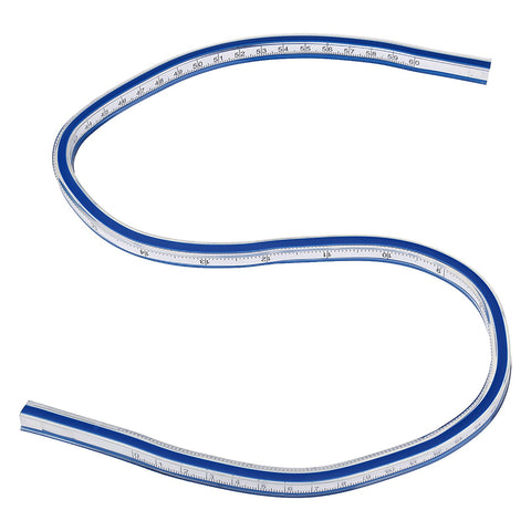 Flexible Curve Ruler Measurement Tool for Drawing Painting Graphics and Garment Design (60cm) In Australia - Darrahopens