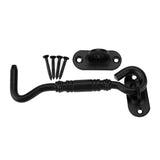 Black Color 201 Stainless Steel Cabin Hook and Eye Latch Lock for Shed Gate Door Window In Australia - Darrahopens