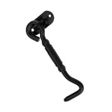 Black Color 201 Stainless Steel Cabin Hook and Eye Latch Lock for Shed Gate Door Window