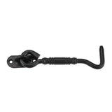 Black Color 201 Stainless Steel Cabin Hook and Eye Latch Lock for Shed Gate Door Window