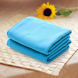 Super Absorbent & Quick Drying Large Towel for Sporting Camping Backpacking Swimming (Blue)