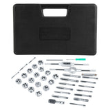 40Pcs M3-M12 Screw Nut Tap and Die Set with Wrenches and Thread Gauge Heavy Duty Hand Tools In Australia - Darrahopens