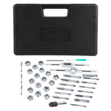 40Pcs M3-M12 Screw Nut Tap and Die Set with Wrenches and Thread Gauge Heavy Duty Hand Tools In Australia - Darrahopens