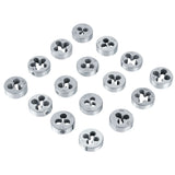 40Pcs M3-M12 Screw Nut Tap and Die Set with Wrenches and Thread Gauge Heavy Duty Hand Tools