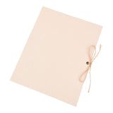 Creative Linen DIY Craft Card Album Scrapbook Simple Loose Leaf with Rope Strap 30 Pages(Beige)