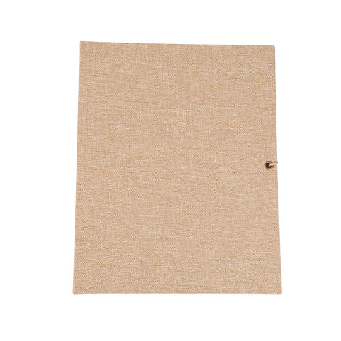 Creative Linen DIY Craft Card Album Scrapbook Simple Loose Leaf with Rope Strap 30 Pages(Brown) In Australia - Darrahopens