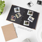 Creative Linen DIY Craft Card Album Scrapbook Simple Loose Leaf with Rope Strap 30 Pages(Brown) In Australia - Darrahopens