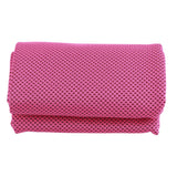 Super Breathable Cooling Effect Towel for Sports Gym Workout (Magenta)