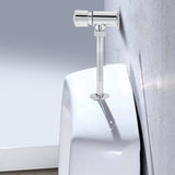Durable Zinc Alloy Flush Valve Office Hotel Bathroom Toilet Hand Pressing Flushing Tool