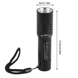 Handheld Zoomable Underwater 1200LM LED Diving Flashlight Waterproof Battery Power