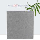 Simple Linen Cover DIY Self Adhesive Album Scrapbook Handmade Creative Craft 20 Pages #5