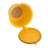 5Pcs Food Grade Pp 304 Stainless Steel Reusable Refillable Coffee Capsule Filter (Yellow)