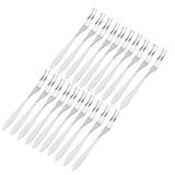 20Pcs/set Stainless Steel Fruit Fork Comfortable Long Handle Cake Desert Fruit Serving Forks In Australia - Darrahopens