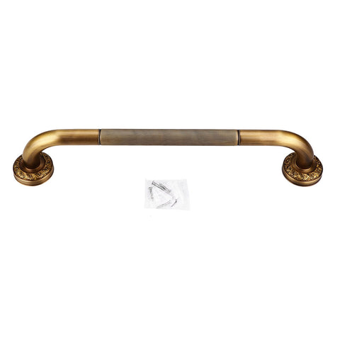 Antique Style Brass Carved Shower Tub Safety Grab Bar Wall Mounted Bathroom Accessories In Australia - Darrahopens