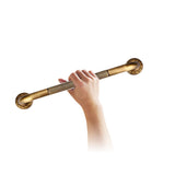 Antique Style Brass Carved Shower Tub Safety Grab Bar Wall Mounted Bathroom Accessories