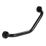 Stainless Steel Curved Shower Tub Safety Grab Bar Towel Rack Wall Mounted Bathroom Handrail