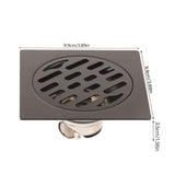 Thickened Stainless Steel Heavy Duty Home Bathroom Shower Deodorizing Waste Floor Drain