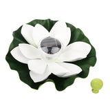 Waterproof Solar Power LED Color Changing Lotus Flower Floating Lamp Garden Colorful White In Australia - Darrahopens
