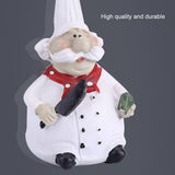 Creative Resin Kitchen Chef Figurine Decor House Restaurant Cafe Decorative Accessories Gift In Australia - Darrahopens