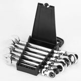 6Pcs Flexible Head Multi functional Ratchet Conination Spanner Wrench 8-17mm Repair Tools Set In Australia - Darrahopens