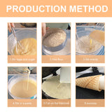 Household Kitchen Gas Nonstick Waffle Cone Making Mold Mould Baker Egg Roll Baking Tool In Australia - Darrahopens