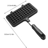 Dual Head Household Kitchen Gas NOn Stick Waffle Maker Pan Mould Mold Press Plate Baking Tool In Australia - Darrahopens