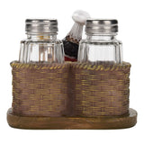 Cute Chef Statue Salt & Pepper Bottle Holder Ornaments Home Decor Kitchen Resin Crafts #A