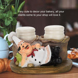 Cute Chef Statue Salt & Pepper Bottle Holder Ornaments Home Decor Kitchen Resin Crafts #C In Australia - Darrahopens