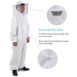 Professional Beekeeping Protective Equipment Bee Keeping Full Body Beekeeper Suit Hat L In Australia - Darrahopens