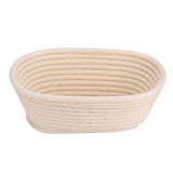 Handmade Unbleached Natural Cane Banneton Proofing Basket Dough Bread Baking Kit 21x13.5x8cm In Australia - Darrahopens