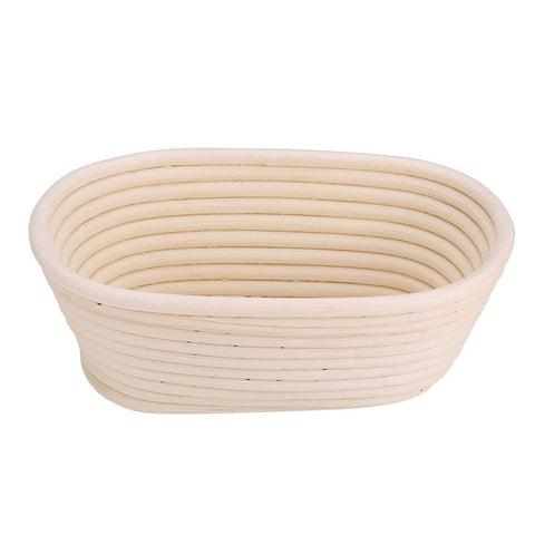 Handmade Unbleached Natural Cane Banneton Proofing Basket Dough Bread Baking Kit 21x13.5x8cm In Australia - Darrahopens